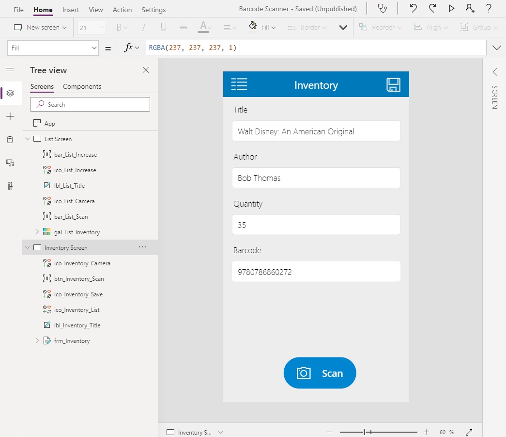Power Apps Barcode Scanner Matthew Devaney