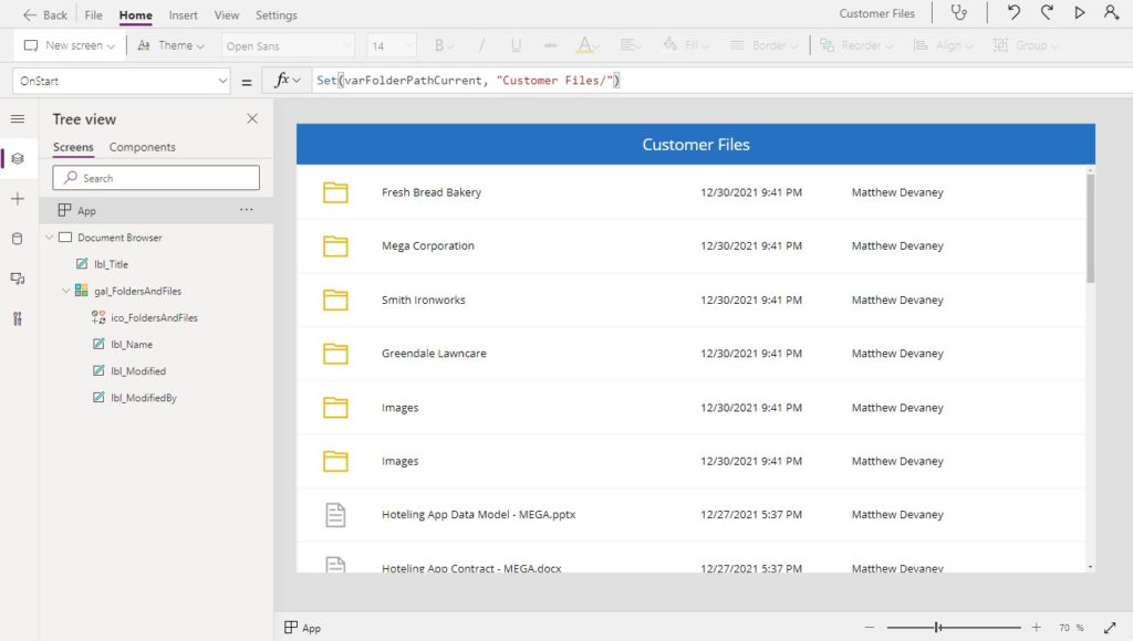 Power Apps Navigating Folders & Subfolders In A SharePoint Document Library