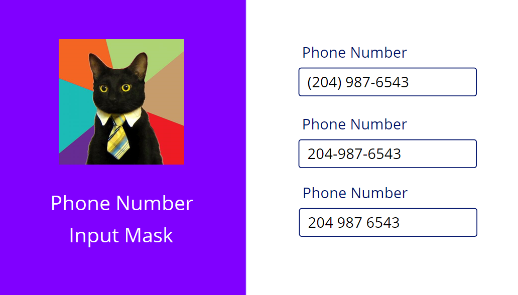 Power Apps Phone Number Input Mask Component FREE Download