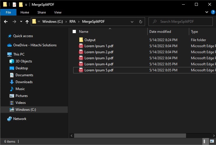 Merge & Split PDF Files With Power Automate Desktop