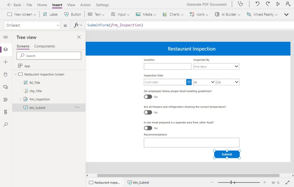 Easiest Way To Generate A PDF In Power Apps (No HTML)