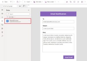 power apps mail
