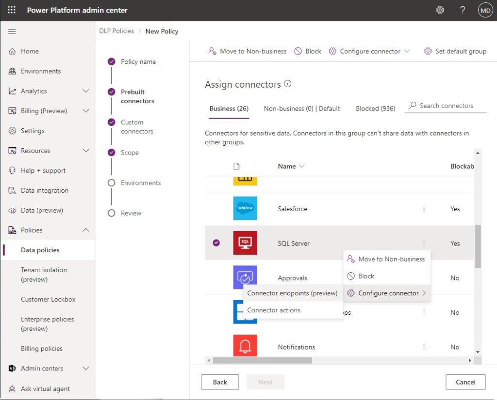 8 Power Platform DLP Policy Best Practices