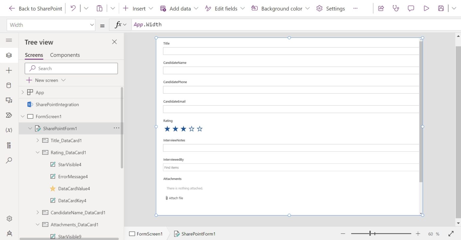 Power Apps: Customize A SharePoint List Form