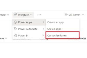 Power Apps: Customize A SharePoint List Form