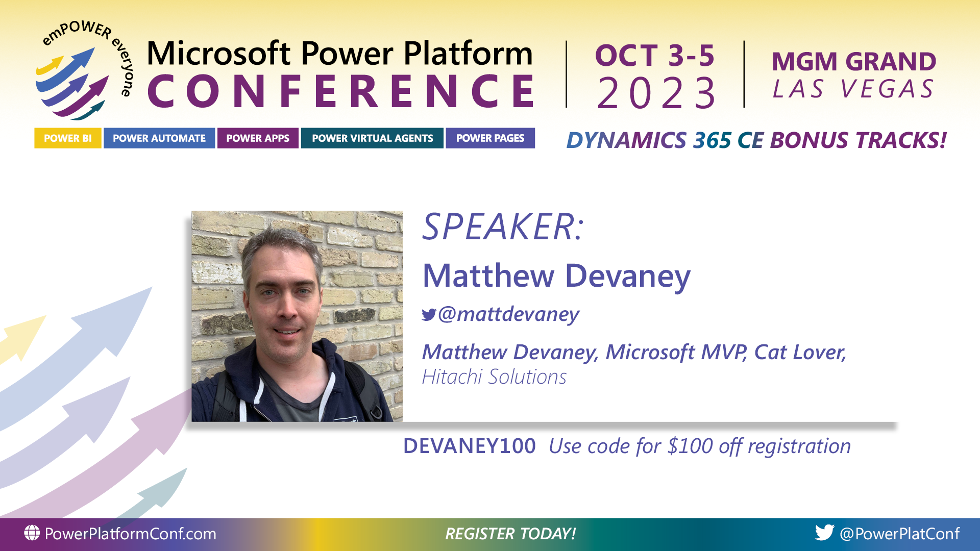 Power Platform Conference Discount Code ($100 Off)