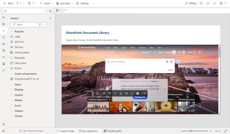 SharePoint Document Library In A Power Apps Custom Page