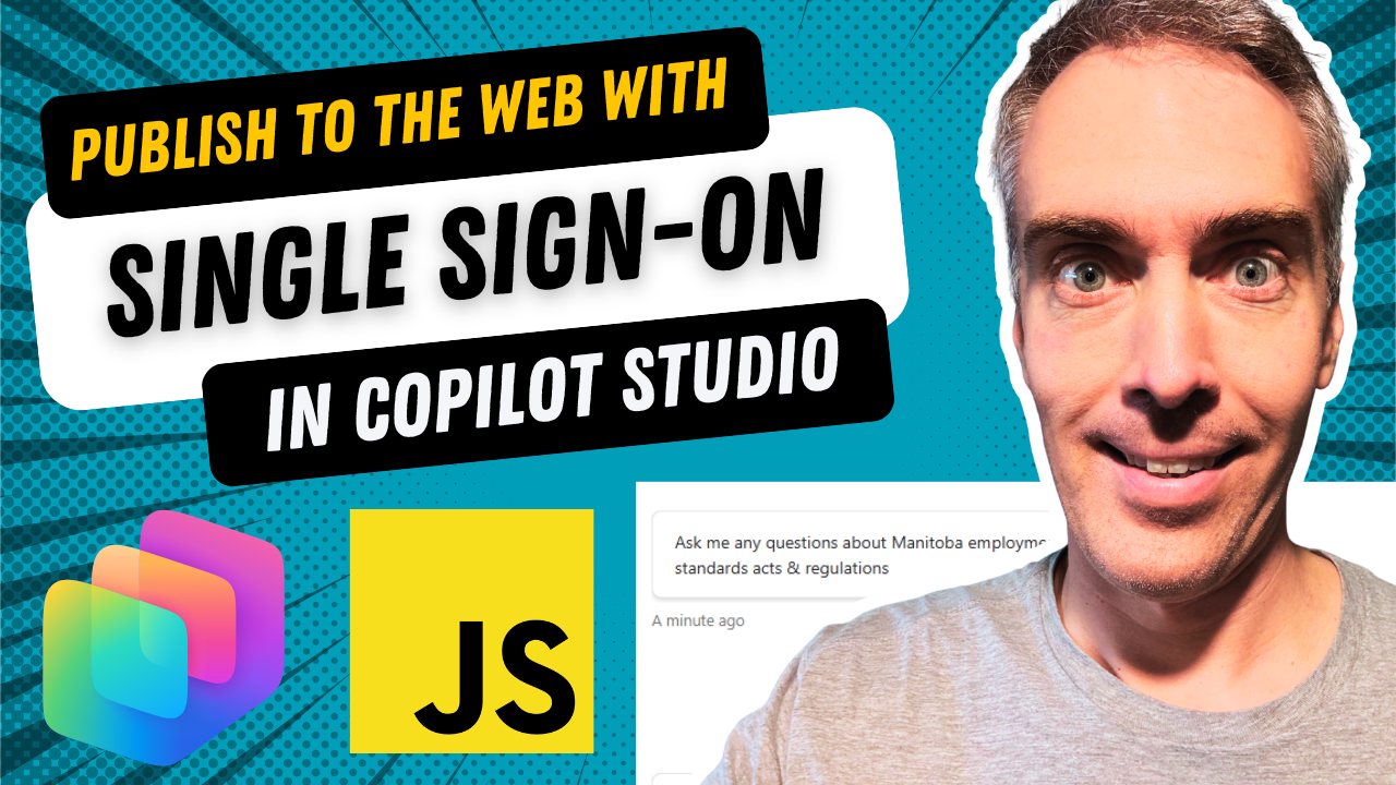 Video: Copilot Studio Publish To Website With Single Sign-On