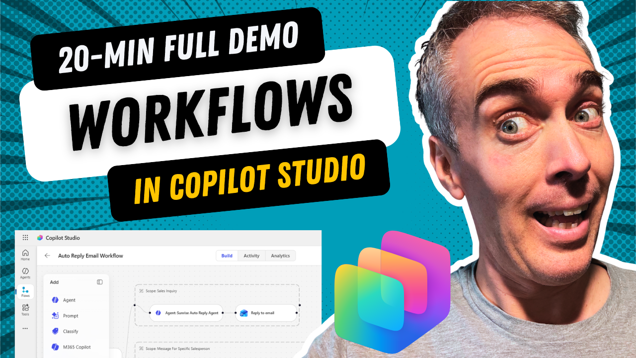 Video: NEW Workflows Feature In Copilot Studio (20-Min Full Demo)