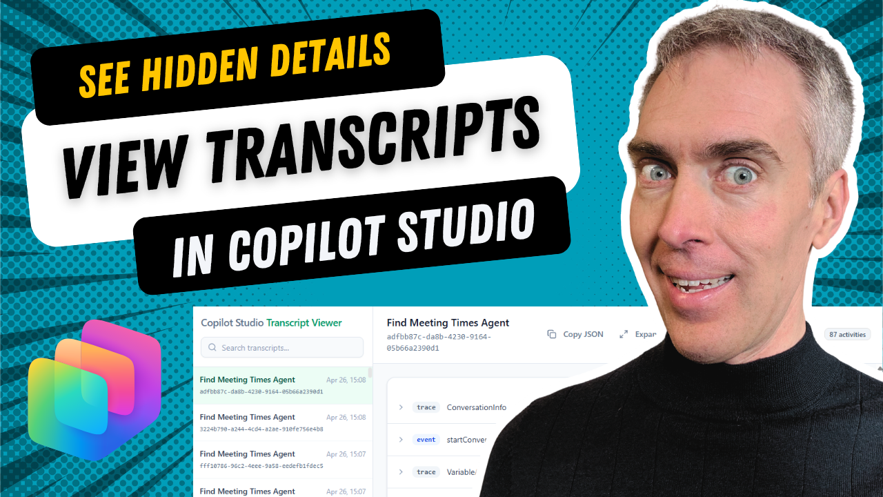 Video: How To See Hidden Details In Copilot Studio Transcripts