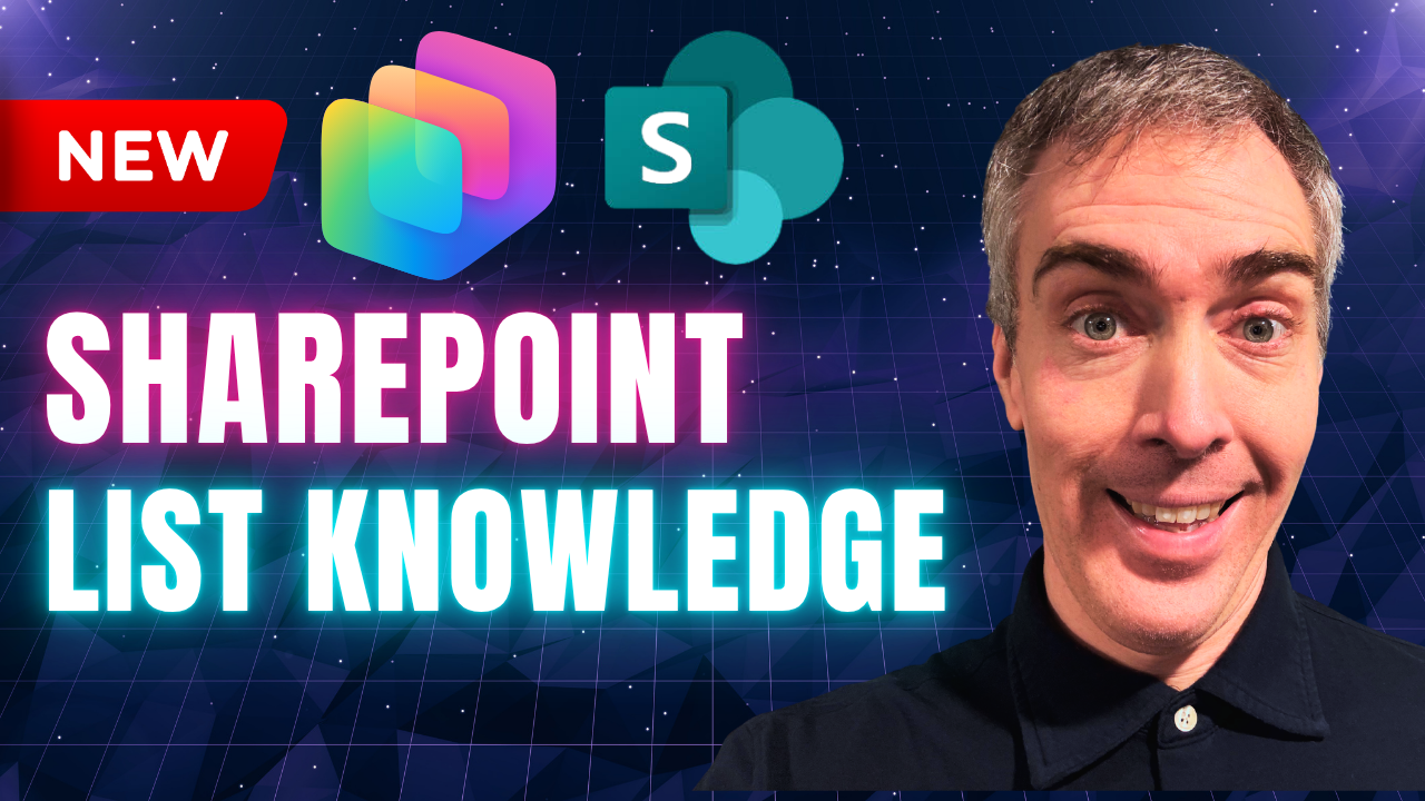 Video: Build Agents With SharePoint List Knowledge In Copilot Studio